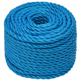 Vidaxl werkouw 14 mm 50 m polipropensko modra