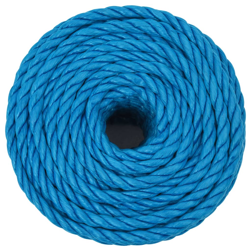 Vidaxl werkouw 14 mm 50 m polipropensko modra