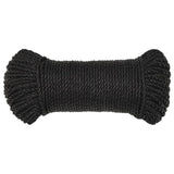 Vidaxl werkouw 3 mm 100 m Polroprope schwaarz