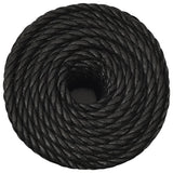 Vidaxl werkouw 12 mm 100 m Polroprope schwaarz