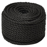 Vidaxl Werkouw 16 mm 50 m Polypropene black
