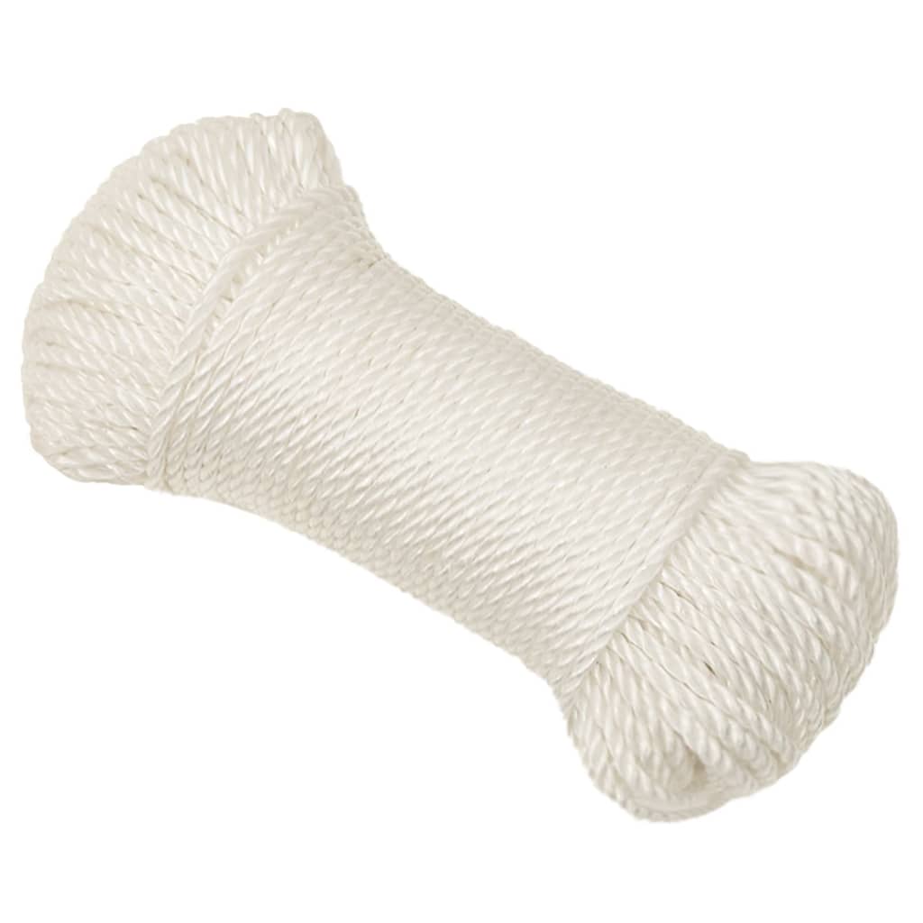 Vidaxl Werkouw 8 mm 100 m Polypropene white