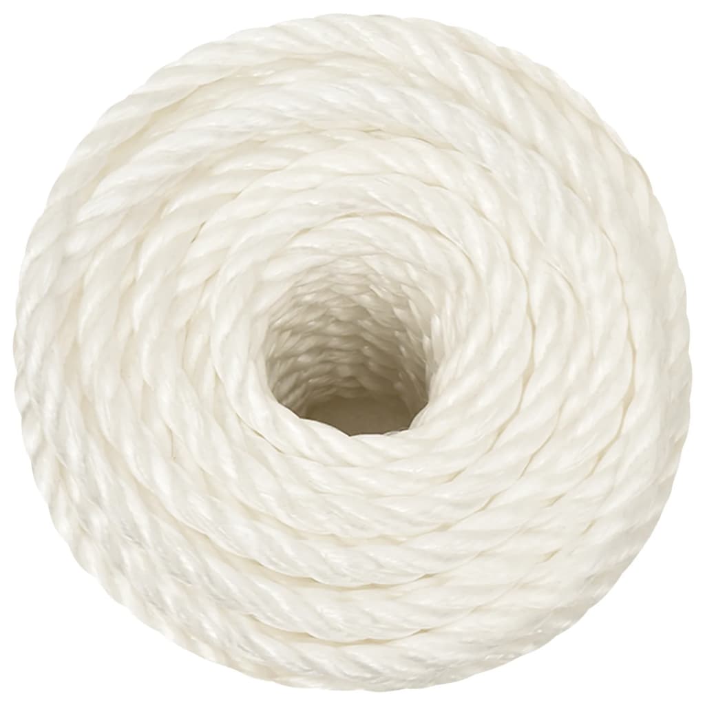 Vidaxl werkouw 12 mm 50 m polipropene bela