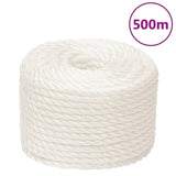 Vidaxl Werkouw 12 mm 500 m Polypropene white