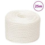 Vidaxl werkouw 24 mm 25 m polipropene bela