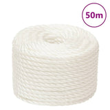 Vidaxl Werkouw 24 mm 50 m Polypropene white