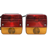 VIDAXL -Unterstützerlampen 2 ST Classic Birne 12 V 10.5x5x9.5 cm rot