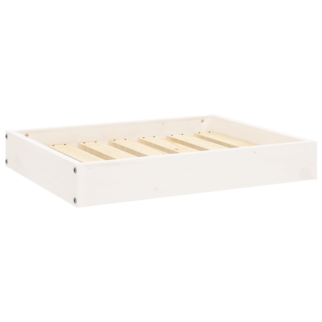 Vidaxl Hond Kuerf 61.5x49x9 cm falen Däiwel wäiss