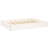 Vidaxl Dog Basket 71.5x54x9 cm falen Däiwel wäiss