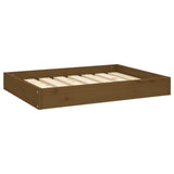 Vidaxl Hundekorb 71,5 x 54x9 cm Festkiefer Honigbraun