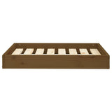 Vidaxl Hundekorb 71,5 x 54x9 cm Festkiefer Honigbraun