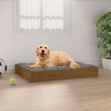 Vidaxl Hundekorb 71,5 x 54x9 cm Festkiefer Honigbraun