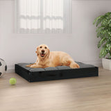 Vidaxl Dog Bask 71,5x54x9 cm stałe sosny czarny