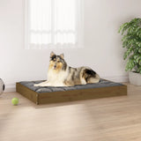 Vidaxl hundkorg 91.5x64x9 cm solid tall honungbrun
