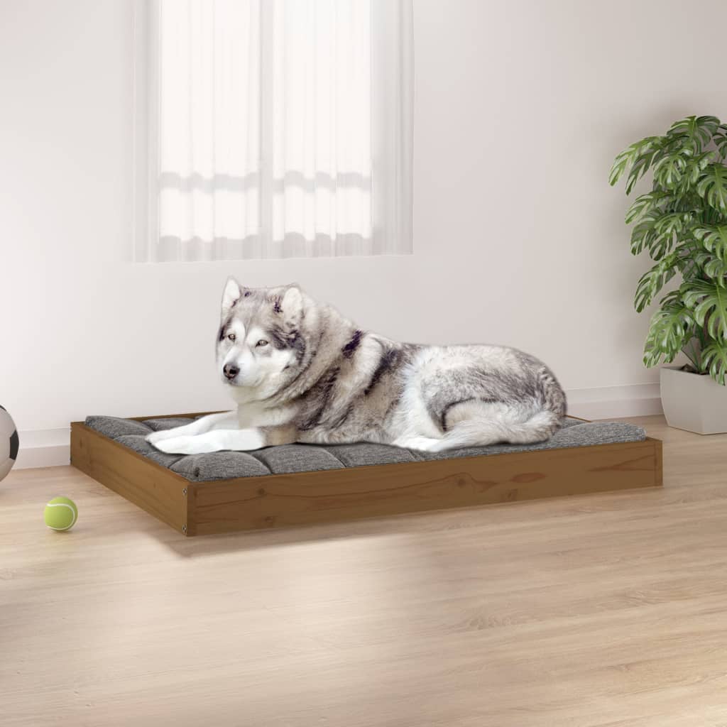 Vidaxl Hond Basket 101.5x74x9 cm folitesch Pine Hunneg brong