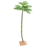 Vidaxl Palm Tree LED 136 LED White caldo 220 cm