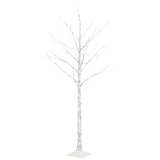 Vidaxl Berkenboom LED 96 LED WALM WHELI 180 cm bela