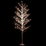 Vidaxl Berkenboom LED 240 LED WALM WHELI 300 cm bela