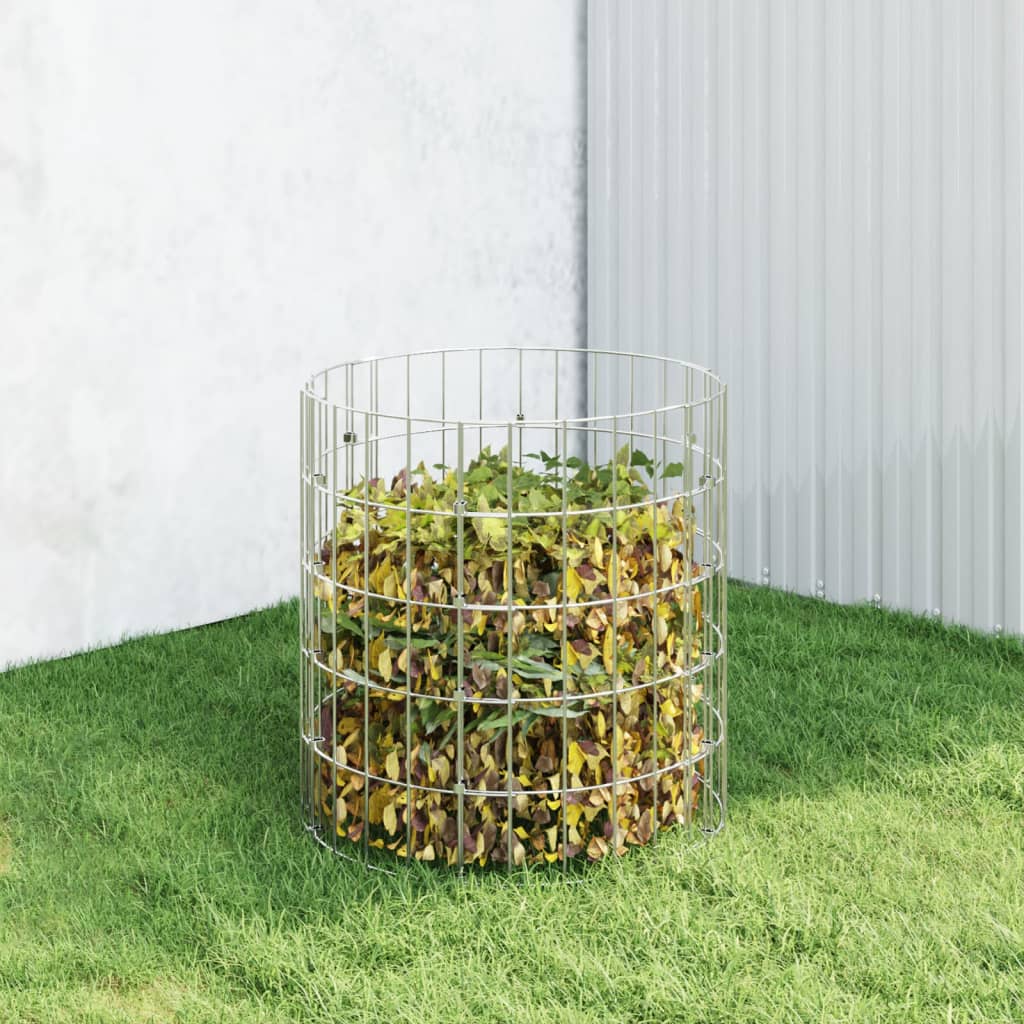 Košák Vidaxl Compost Ø50x50 cm Galvanizovaná ocel