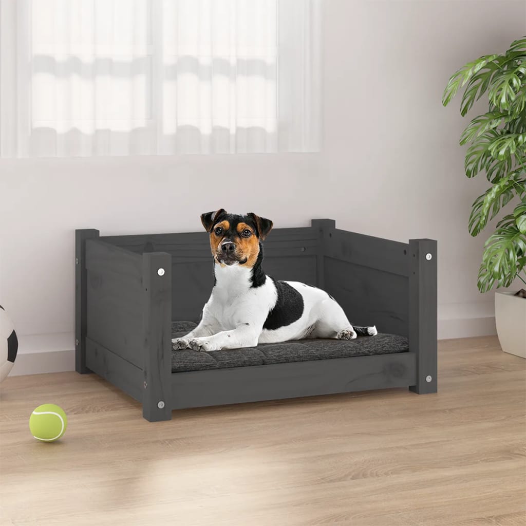 Vidaxl Hond Basket 55.5x45,5x28 cm feste Péiere gro
