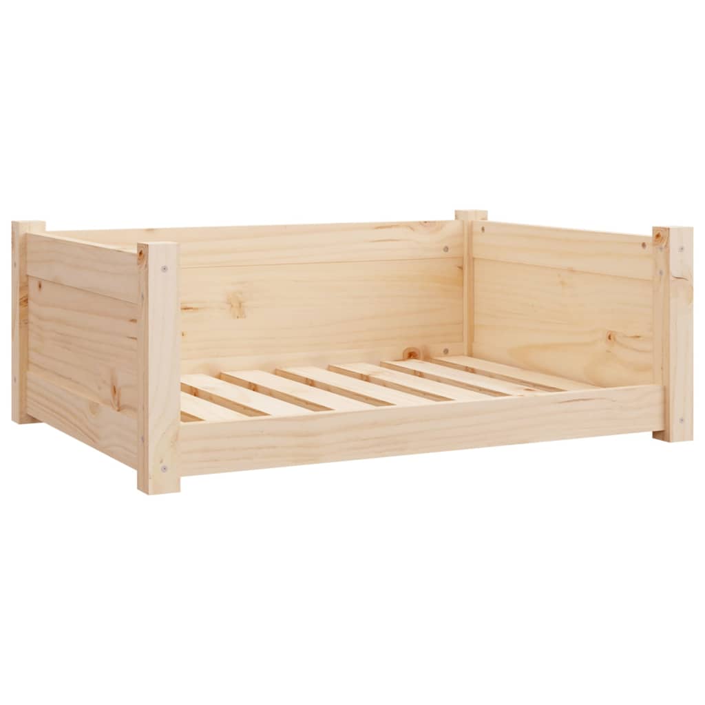 Vidaxl Dog Panier 75.5x55.5x28 cm Pine solide