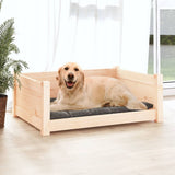 Vidaxl Dog Panier 75.5x55.5x28 cm Pine solide