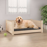 Vidaxl Dog Panier 75.5x55.5x28 cm Pine solide