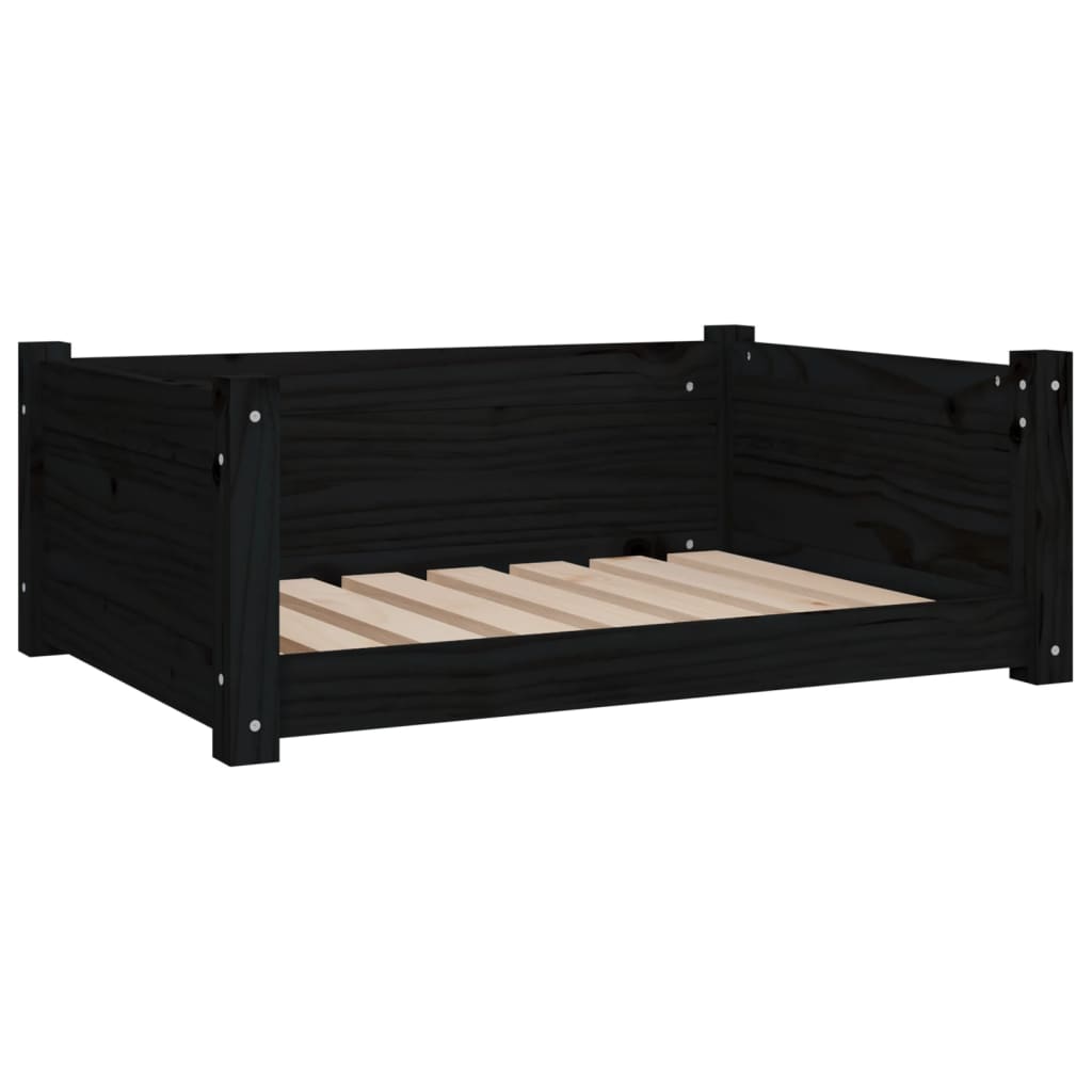 Vidaxl Hond Basket 75.5x55,5x28 cm folitesch Péiere schwaarz