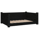 Vidaxl Hond Basket 75.5x55,5x28 cm folitesch Péiere schwaarz