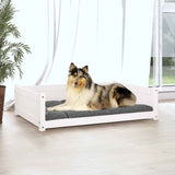 Vidaxl hundkorg 95.5x65.5x28 cm solid tallvit
