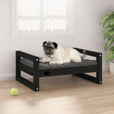 Vidaxl hundkorg 65.5x50.5x28 cm solid tallsvart