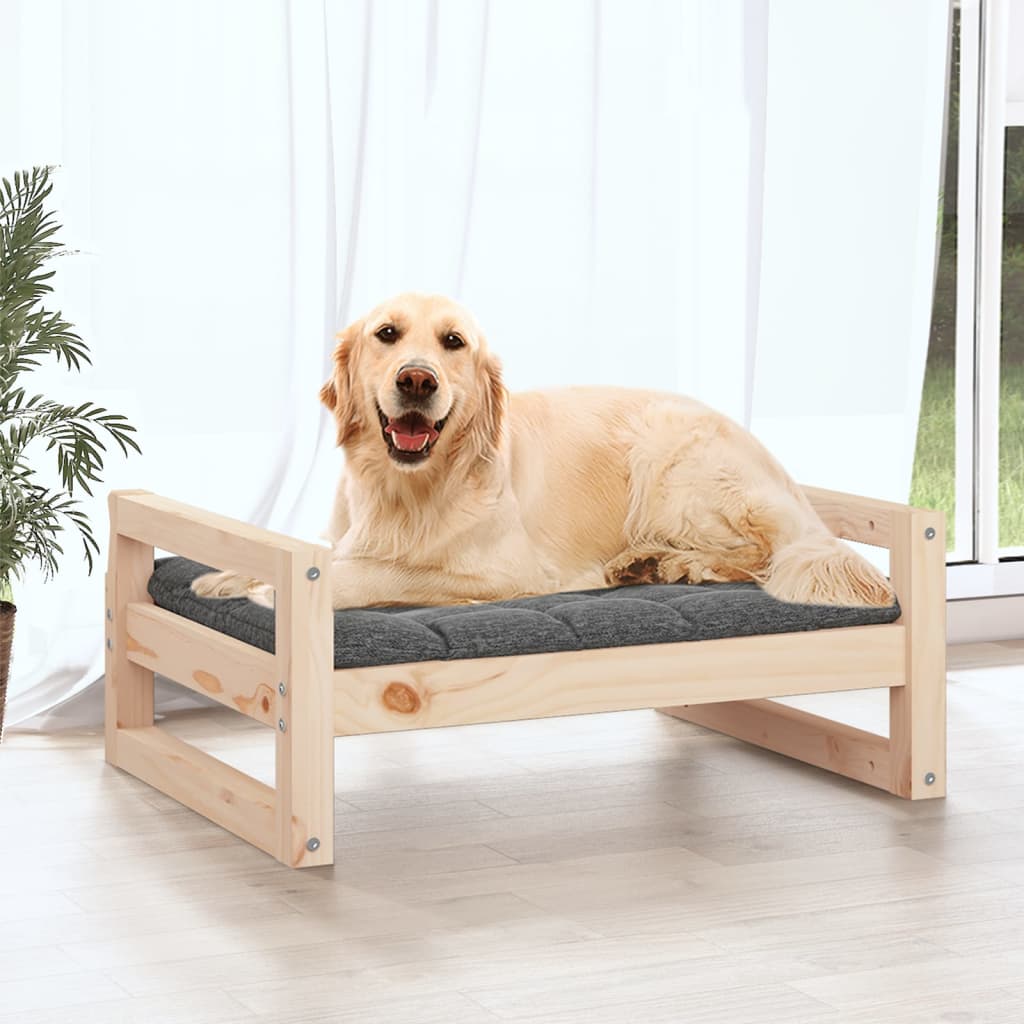 Vidaxl Dog Panier 75.5x55.5x28 cm Pine solide