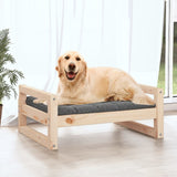 Vidaxl Dog Panier 75.5x55.5x28 cm Pine solide