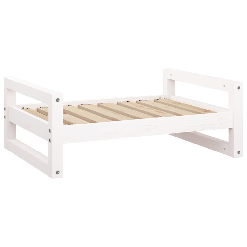 Vidaxl Hond Basket 75.5x55,5x28 cm feste Péiere wäiss