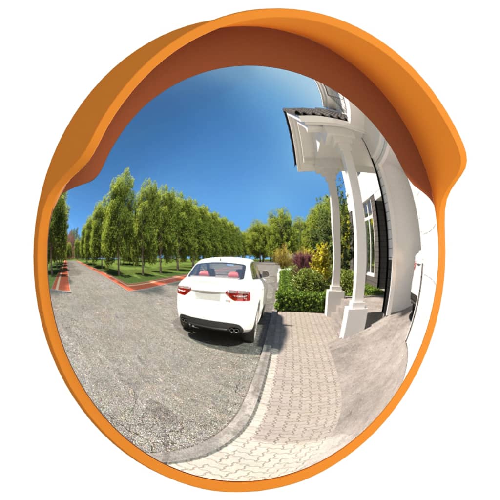 Vidaxl Traffic mirror for Outside Convex Ø30 cm Polycarbonate Orange