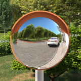 Vidaxl Traffic mirror for Outside Convex Ø30 cm Polycarbonate Orange