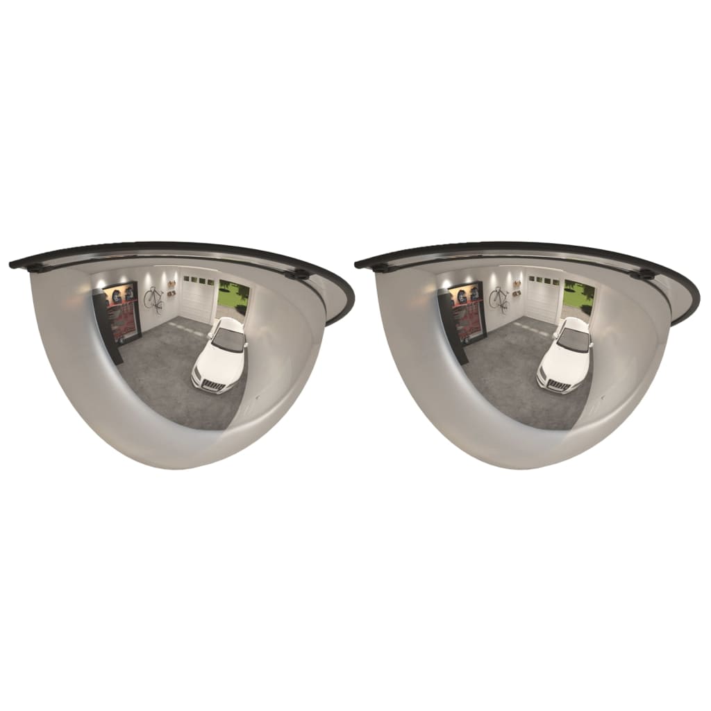 Vidaxl Traffic Mirror Half Ball 2 sts Ø 30 cm akryl