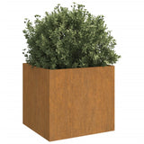 Vidaxl planter 42x40x39 cm corten steel