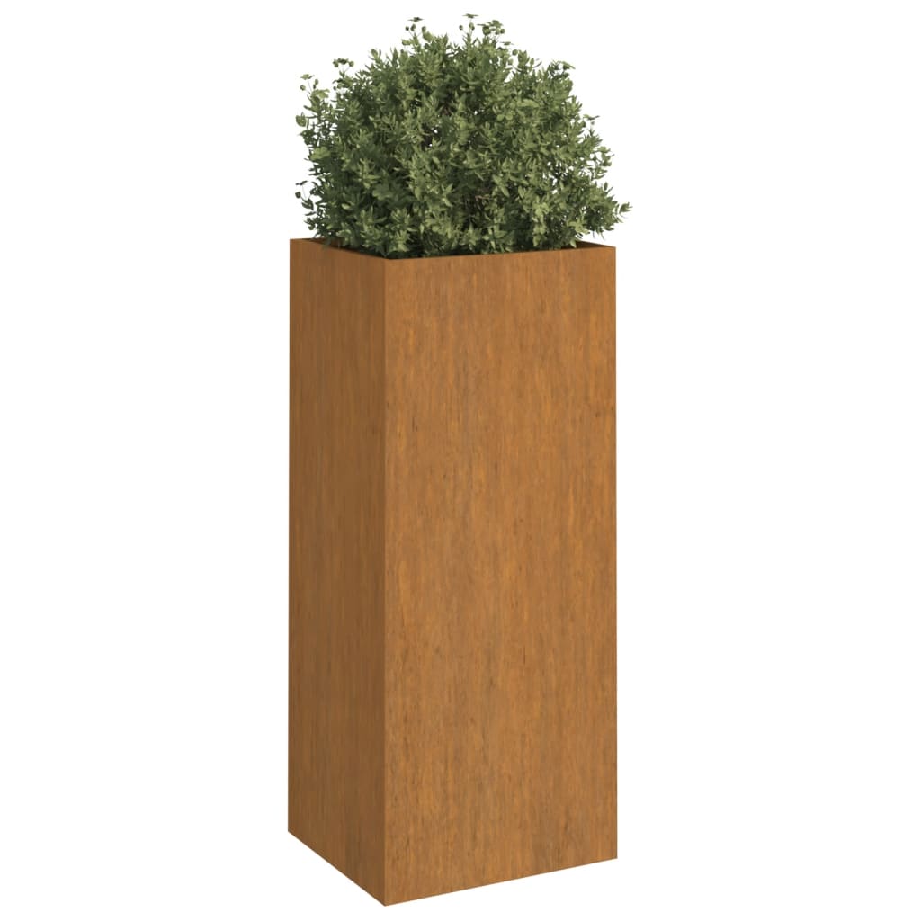 Vidaxl planter 32x29x75 cm corten steel