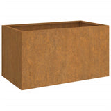 VIDAXL -Planungsbox 62x40x39 cm Corten Stahl