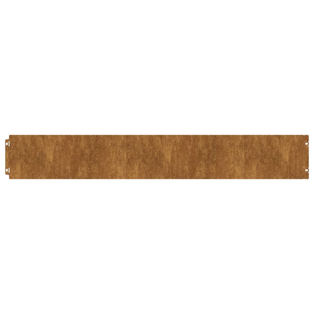 VidaXL Gazon edges 50 pieces 15x103 cm Flexible Cortenstaal