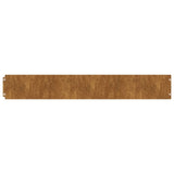 VidaXL Gazon edges 50 pieces 15x103 cm Flexible Cortenstaal