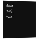 VidaXL Magnetic board Wall -mounted 40x40 cm Tempered glass black
