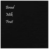 VidaXL Magnetic board Wall -mounted 40x40 cm Tempered glass black