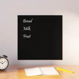 VidaXL Magnetic board Wall -mounted 40x40 cm Tempered glass black