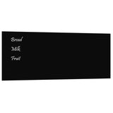 VidaXL Magnetic board for the wall 100x40 cm Termin glass black