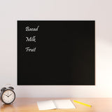 VidaXL Magnetic board for the wall 60x50 cm hardened glass black