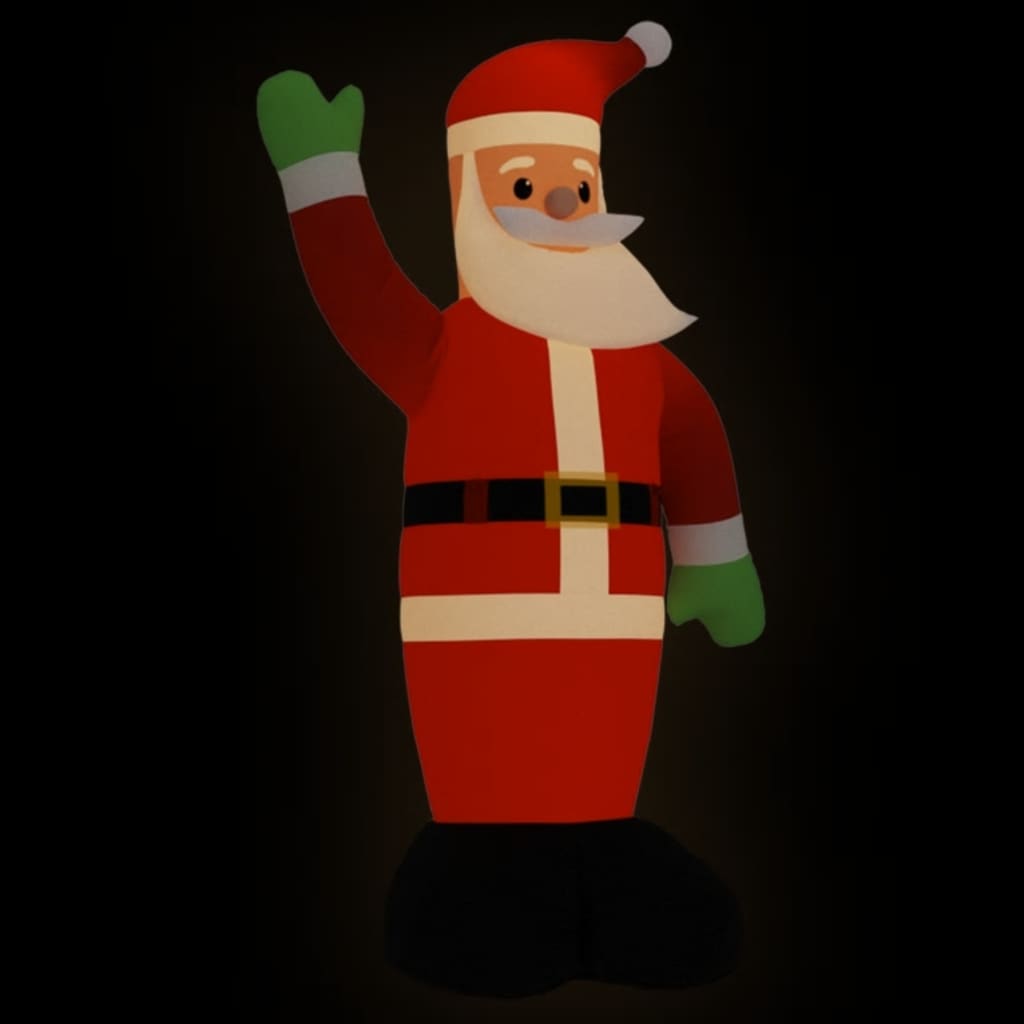 Vidaxl Santa with LED lighting inflatable 370 cm