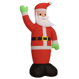 Vidaxl Santa with LED lighting inflatable 370 cm