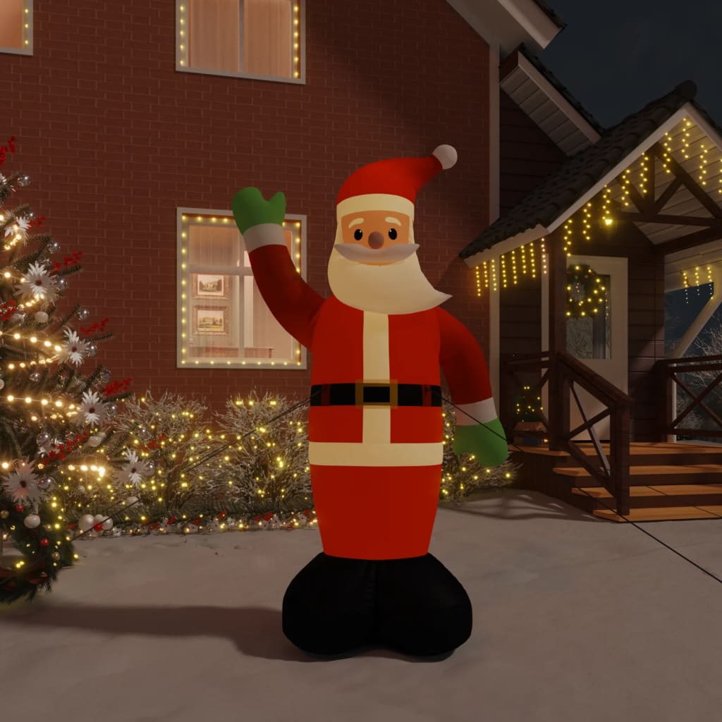 Vidaxl Santa with LED lighting inflatable 370 cm